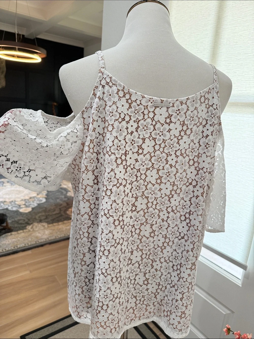 Michael Kors White Lace Women's Top